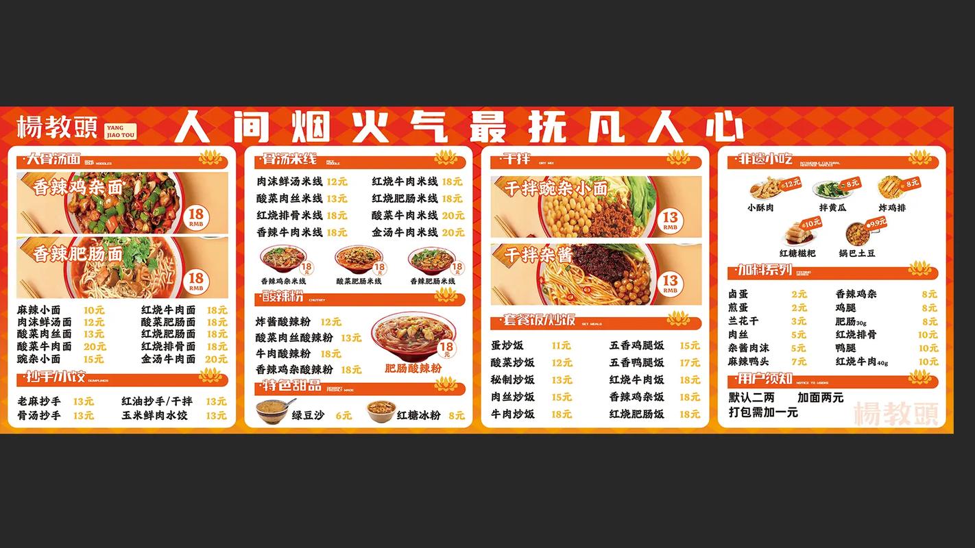 重庆小面,面馆,小吃,餐饮灯箱海报菜单.重庆小面,面馆,小吃